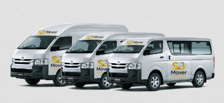 travel on hiace by SB Mover. book your trip